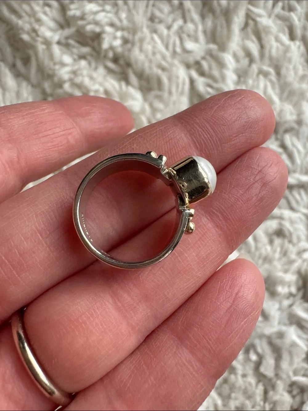 14K and Sterling Ring